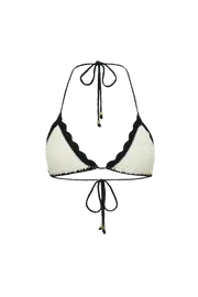 Meshki Bikini Tops Natalia Contrast Crochet Bikini Top 8211 White White 8211 Women Meshki Bikini Tops Natalia Contrast Crochet Bikini Top 8211 White White 8211 Women