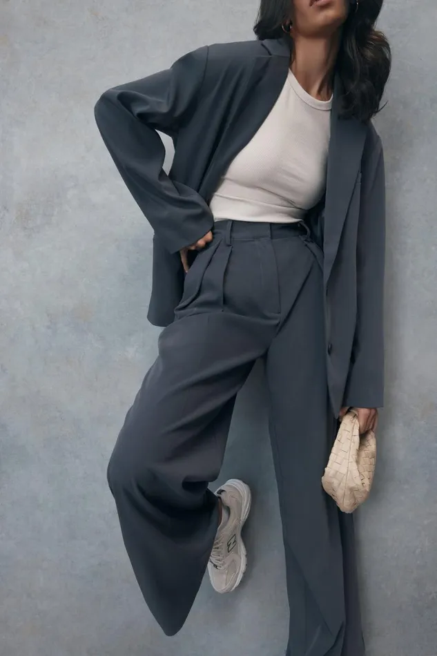 Meshki Blazers Simone Oversized Blazer 8211 Charcoal Charcoal 8211 Women
