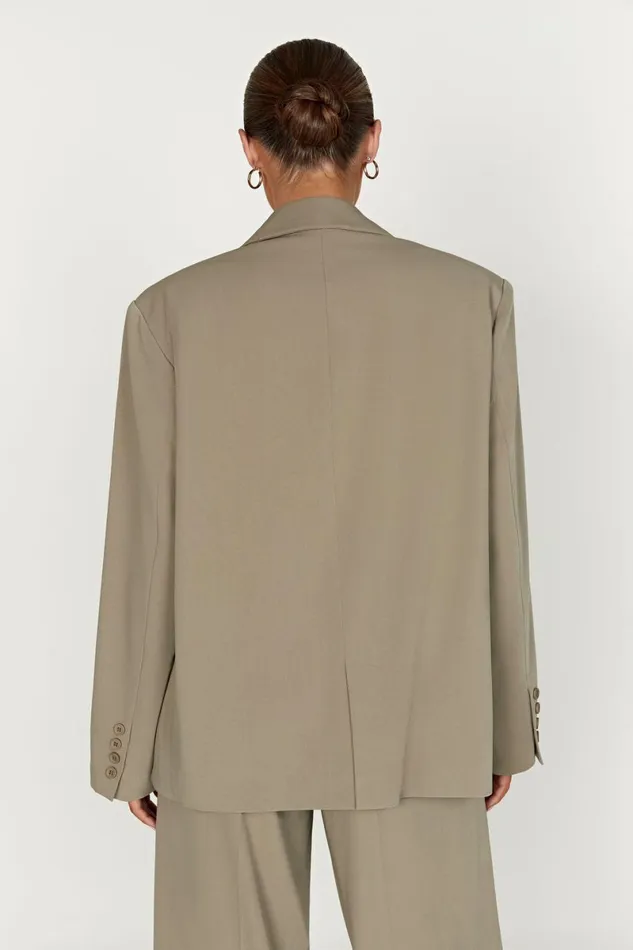 Meshki Blazers Simone Oversized Blazer 8211 Olive Olive 8211 Women