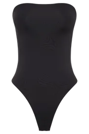 Meshki Bodysuits Leighton Recycled Nylon Strapless Bodysuit 8211 Black Black 8211 Women