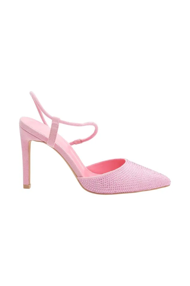 Meshki Bridal Shower Carter Diamante Closed Toe Heels 8211 Blush Pink Blushpink 8211 Women