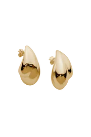 Meshki Bridesmaids Zadie Double Teardrop Earrings 8211 Gold Gold 8211 Women