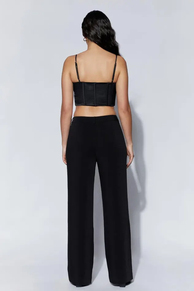 Meshki Crop Tops Cyra Corset Top 8211 Black Black 8211 Women Meshki Crop Tops Cyra Corset Top 8211 Black Black 8211 Women