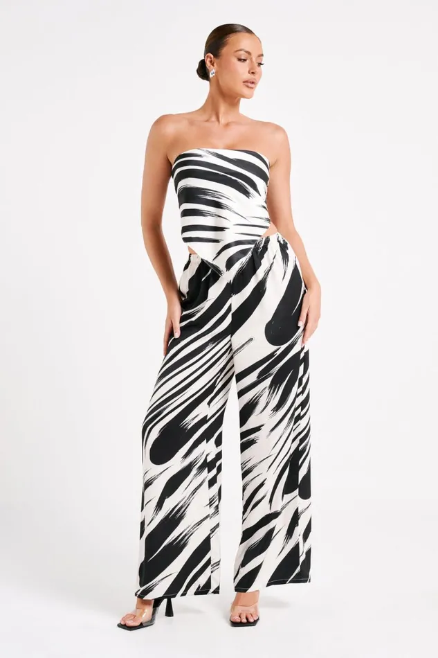 Meshki Crop Tops Laina Printed Scarf Top 8211 Abstract Print Abstract Print 8211 Women Meshki Crop Tops Laina Printed Scarf Top 8211 Abstract Print Abstract Print 8211 Women