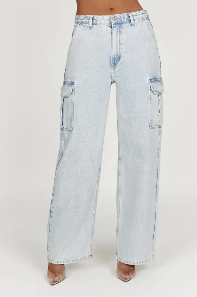 Meshki Denim Jagger Relaxed Denim Jean 8211 Light Blue Lightblue 8211 Women