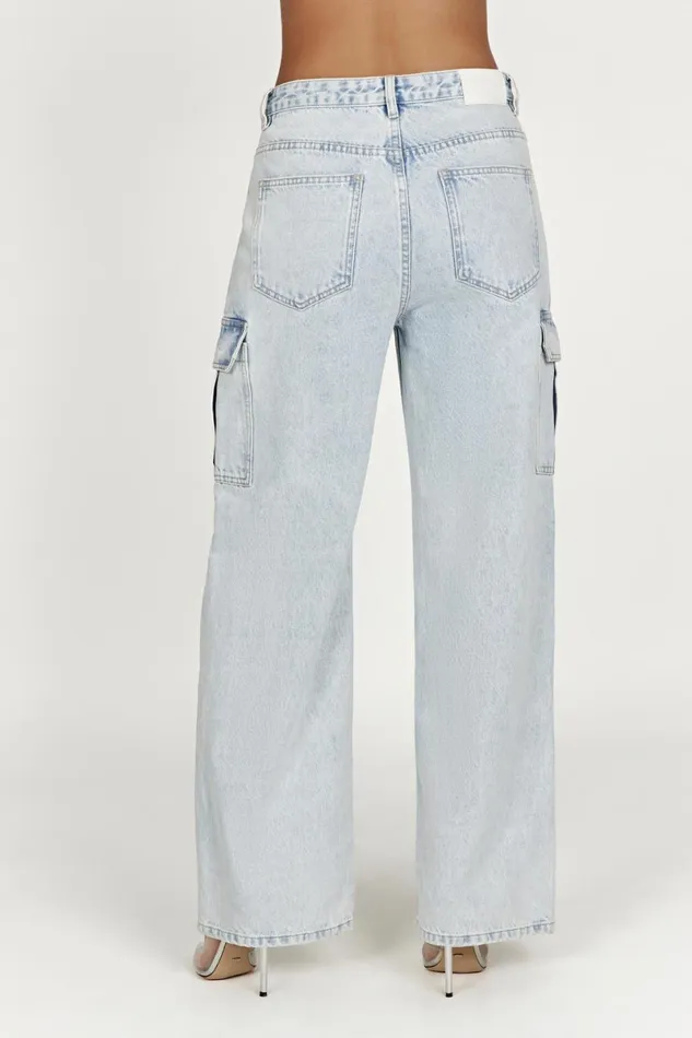 Meshki Denim Jagger Relaxed Denim Jean 8211 Light Blue Lightblue 8211 Women