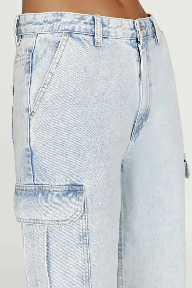 Meshki Denim Jagger Relaxed Denim Jean 8211 Light Blue Lightblue 8211 Women