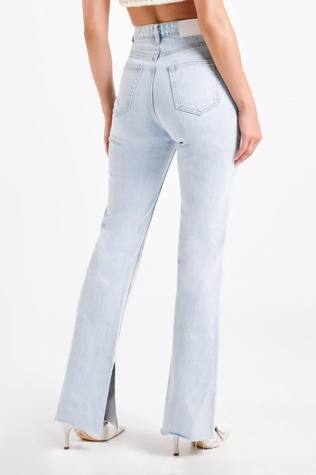 Meshki Denim Lauren Straight Leg Jeans 8211 Light Blue Lightblue 8211 Women Meshki Denim Lauren Straight Leg Jeans 8211 Light Blue Lightblue 8211 Women