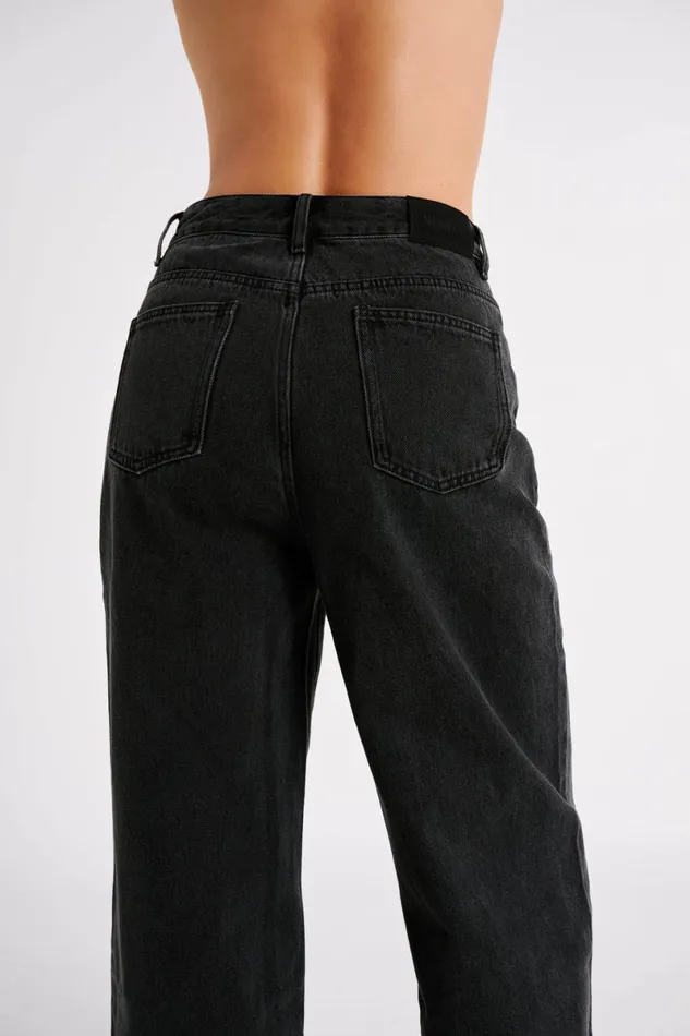 Meshki Denim Raven Baggy Jeans 8211 Washed Black Washedblack 8211 Women Meshki Denim Raven Baggy Jeans 8211 Washed Black Washedblack 8211 Women
