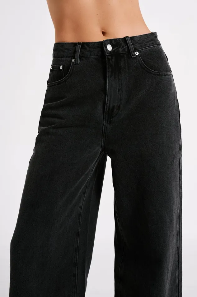 Meshki Denim Raven Baggy Jeans 8211 Washed Black Washedblack 8211 Women Meshki Denim Raven Baggy Jeans 8211 Washed Black Washedblack 8211 Women