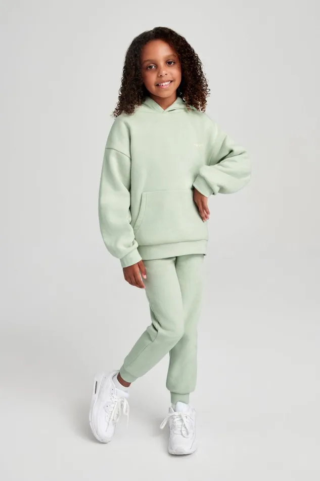 Meshki Kids Bernie Kids Unisex Hoodie 8211 Light Sage Lightsage 8211 Women