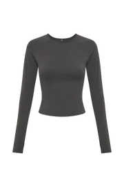 Meshki Long Sleeve Tops Venus Long Sleeve Top 8211 Charcoal Charcoal 8211 Women