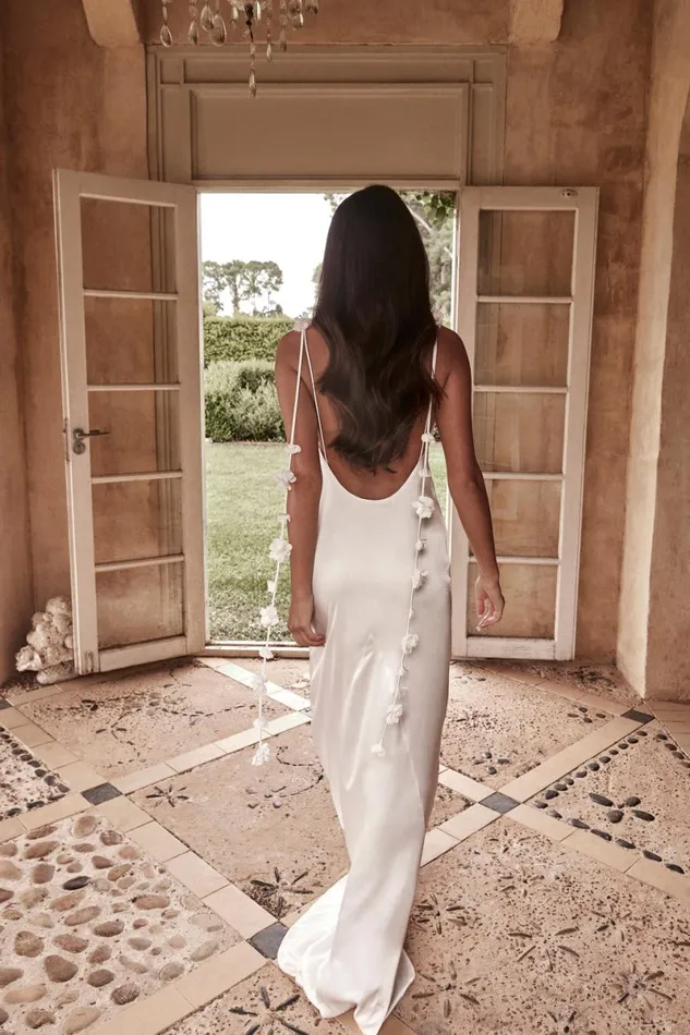 Meshki Maxi Dresses Elenora Rose Gown 8211 White White 8211 Women