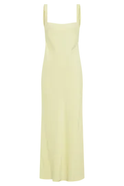 Meshki Maxi Dresses Ensley Satin Maxi Dress 8211 Yellow Yellow 8211 Women