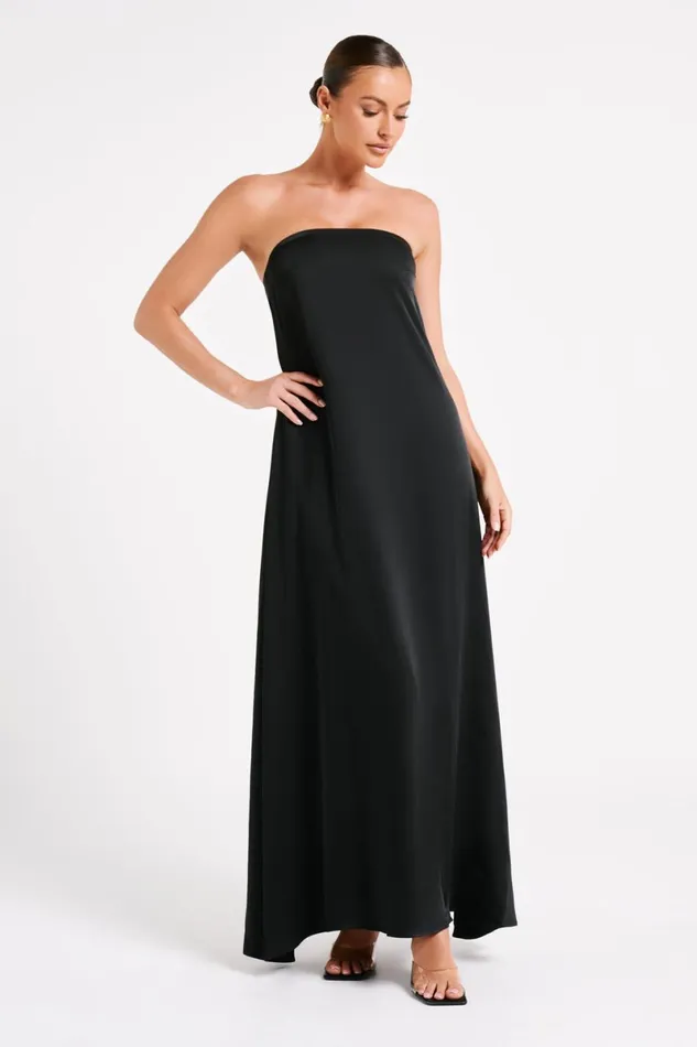 Meshki Maxi Dresses Luisa Strapless Maxi Dress 8211 Black Black 8211 Women