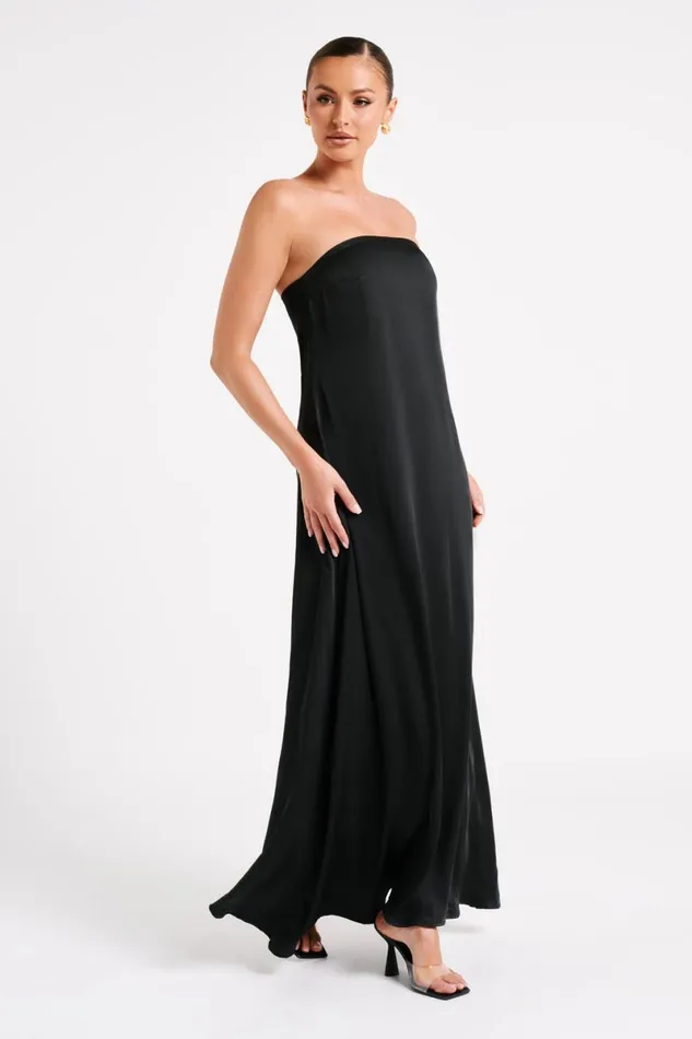 Meshki Maxi Dresses Luisa Strapless Maxi Dress 8211 Black Black 8211 Women
