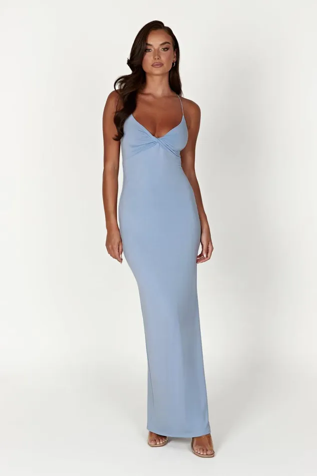 Meshki Maxi Dresses Sinead Twist Maxi Dress 8211 Powder Blue Powderblue 8211 Women