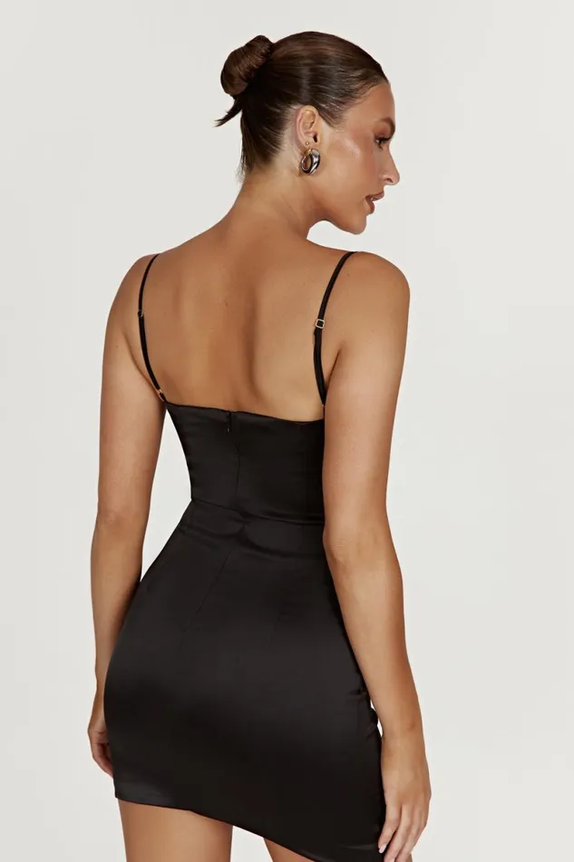 Meshki Mini Dresses Bridget Corset Mini Dress 8211 Black Black 8211 Women