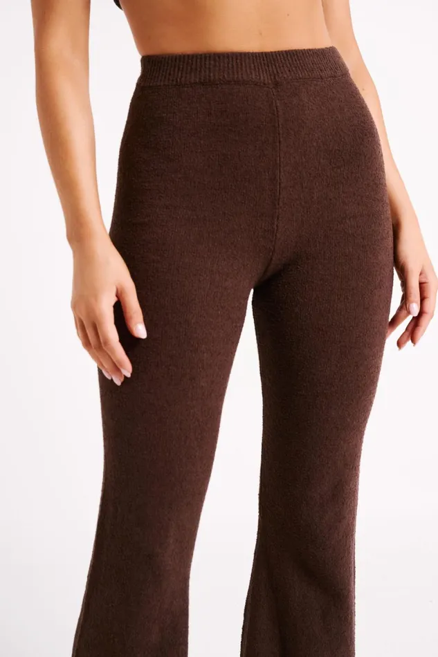 Meshki Pants Angelina Knit Pants 8211 Chocolate Chocolate 8211 Women