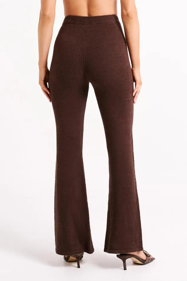 Meshki Pants Angelina Knit Pants 8211 Chocolate Chocolate 8211 Women