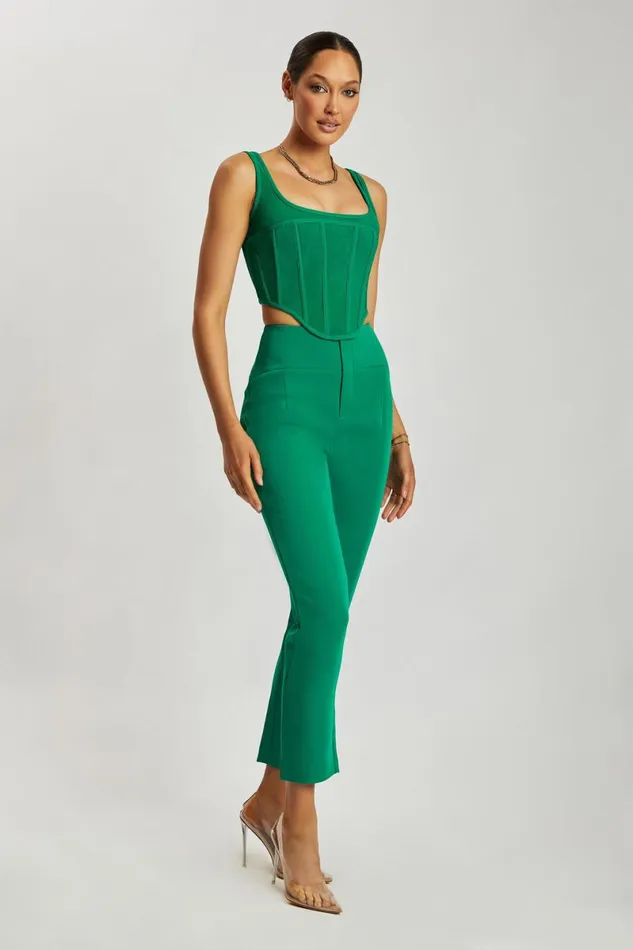 Meshki Pants Indie High Waist Pants 8211 Bottle Green Bottlegreen 8211 Women Meshki Pants Indie High Waist Pants 8211 Bottle Green Bottlegreen 8211 Women