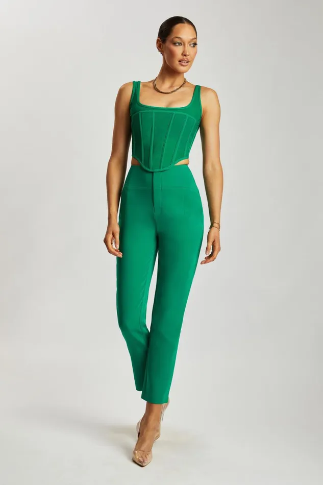 Meshki Pants Indie High Waist Pants 8211 Bottle Green Bottlegreen 8211 Women Meshki Pants Indie High Waist Pants 8211 Bottle Green Bottlegreen 8211 Women