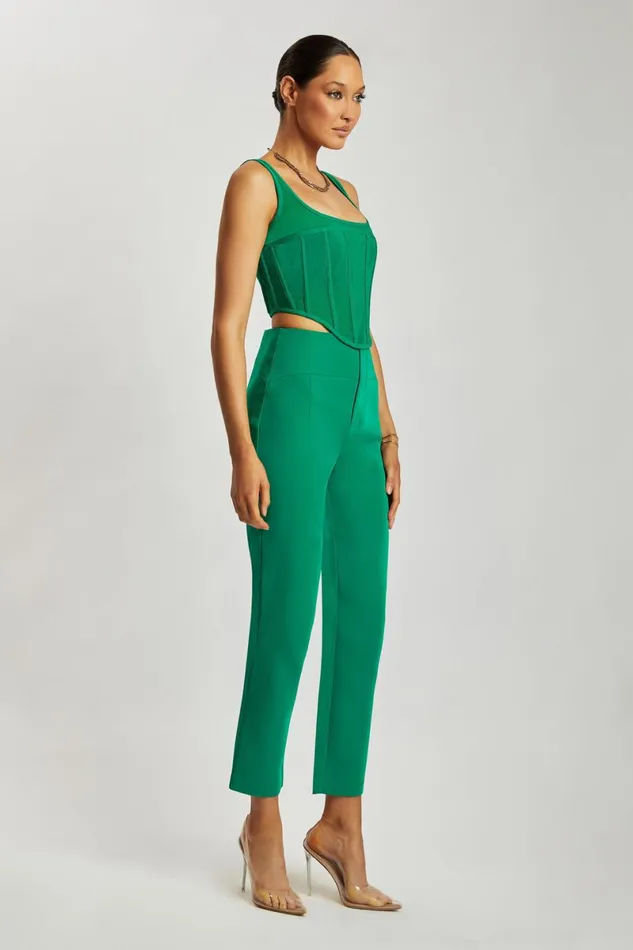 Meshki Pants Indie High Waist Pants 8211 Bottle Green Bottlegreen 8211 Women Meshki Pants Indie High Waist Pants 8211 Bottle Green Bottlegreen 8211 Women