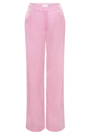 Meshki Pants Kinsley Sheer Pants 8211 Candy Pink Candypink 8211 Women