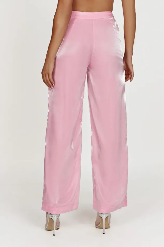 Meshki Pants Kinsley Sheer Pants 8211 Candy Pink Candypink 8211 Women