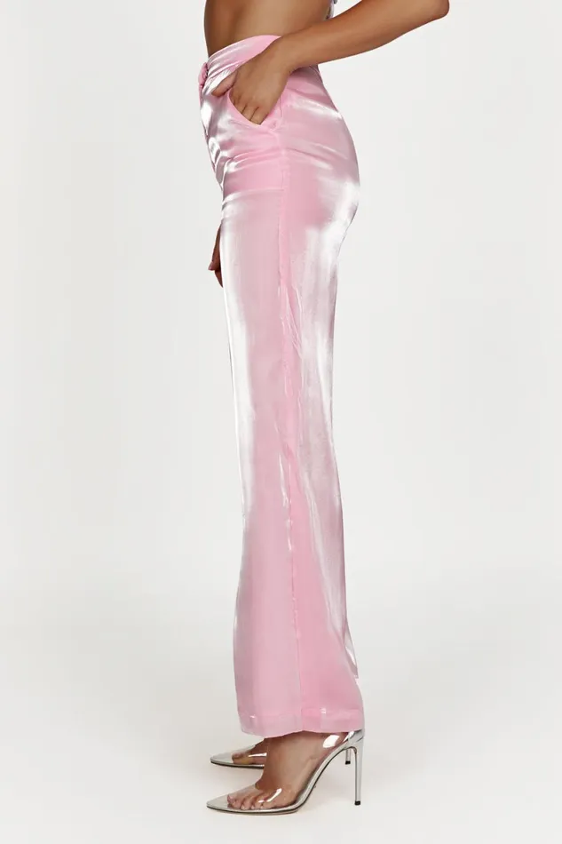 Meshki Pants Kinsley Sheer Pants 8211 Candy Pink Candypink 8211 Women