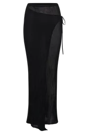 Meshki Skirts Akari Knit Maxi Skirt 8211 Black Black 8211 Women