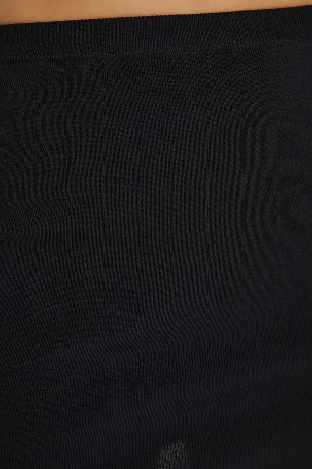 Meshki Skirts Carol Knit Mini Skirt 8211 Black Black 8211 Women