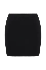 Meshki Skirts Carol Knit Mini Skirt 8211 Black Black 8211 Women