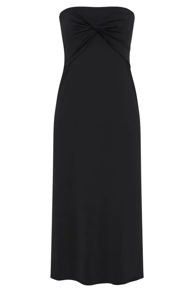 Meshki Skirts Ceri Maxi Twist Skirt 8211 Black Black 8211 Women