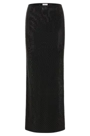 Meshki Skirts Erika Diamante Maxi Skirt 8211 Black Black 8211 Women