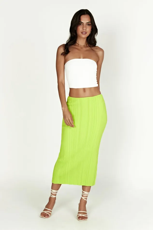 Meshki Skirts Kennedy Low Rise Knit Skirt 8211 Fresh Green Freshgreen 8211 Women Meshki Skirts Kennedy Low Rise Knit Skirt 8211 Fresh Green Freshgreen 8211 Women
