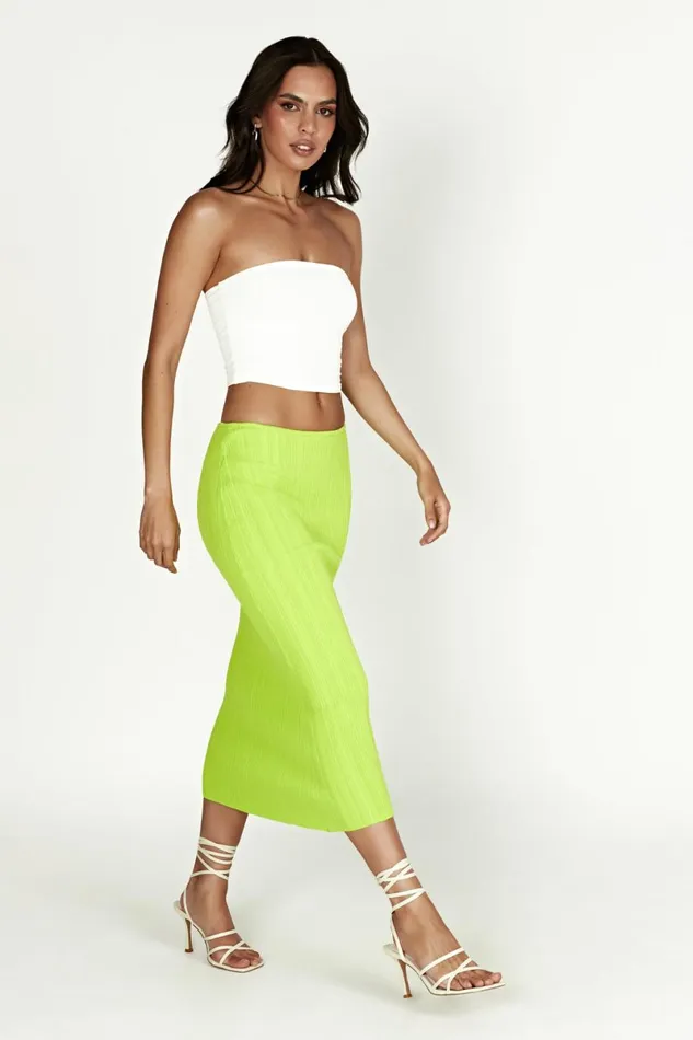 Meshki Skirts Kennedy Low Rise Knit Skirt 8211 Fresh Green Freshgreen 8211 Women Meshki Skirts Kennedy Low Rise Knit Skirt 8211 Fresh Green Freshgreen 8211 Women