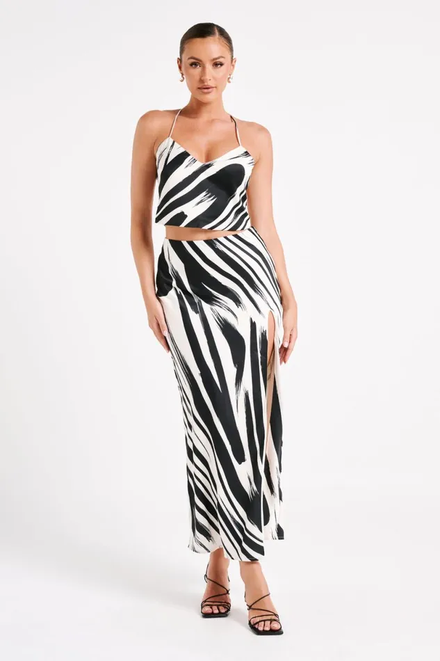 Meshki Sleeveless Tops Felicia Printed Halter Top 8211 Abstract Print Abstract Print 8211 Women Meshki Sleeveless Tops Felicia Printed Halter Top 8211 Abstract Print Abstract Print 8211 Women