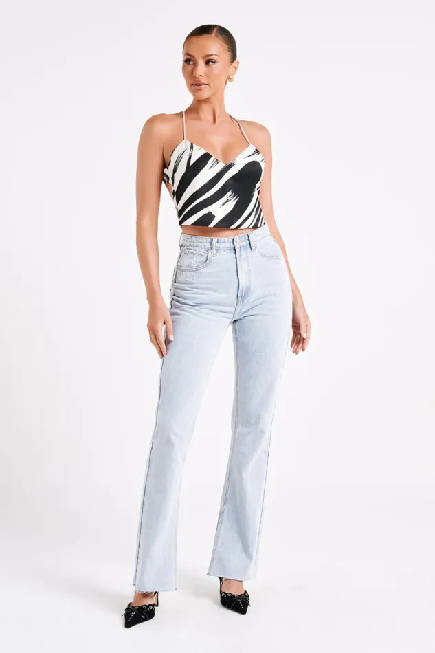 Meshki Sleeveless Tops Felicia Printed Halter Top 8211 Abstract Print Abstract Print 8211 Women Meshki Sleeveless Tops Felicia Printed Halter Top 8211 Abstract Print Abstract Print 8211 Women
