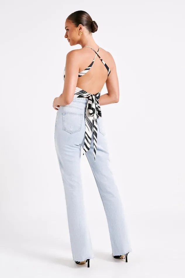 Meshki Sleeveless Tops Felicia Printed Halter Top 8211 Abstract Print Abstract Print 8211 Women Meshki Sleeveless Tops Felicia Printed Halter Top 8211 Abstract Print Abstract Print 8211 Women