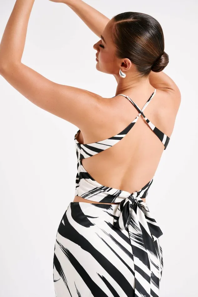 Meshki Sleeveless Tops Felicia Printed Halter Top 8211 Abstract Print Abstract Print 8211 Women Meshki Sleeveless Tops Felicia Printed Halter Top 8211 Abstract Print Abstract Print 8211 Women