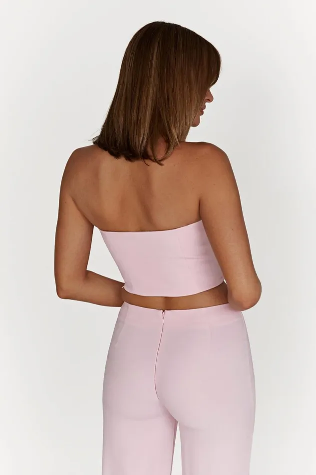 Meshki Sleeveless Tops Saffron Longline Top 8211 Blush Pink Blush Pink 8211 Women Meshki Sleeveless Tops Saffron Longline Top 8211 Blush Pink Blush Pink 8211 Women