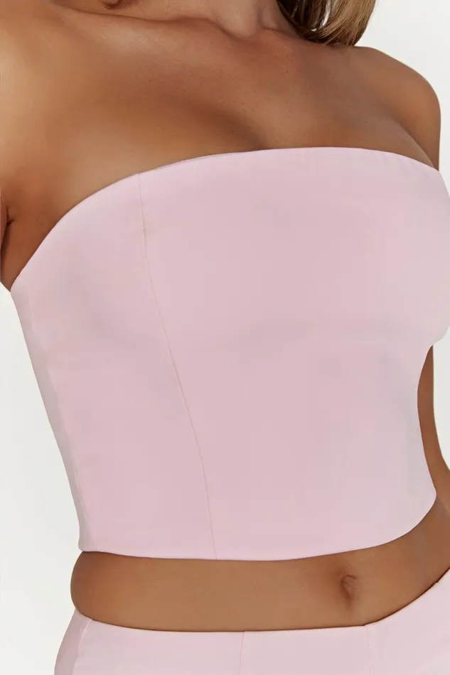 Meshki Sleeveless Tops Saffron Longline Top 8211 Blush Pink Blush Pink 8211 Women Meshki Sleeveless Tops Saffron Longline Top 8211 Blush Pink Blush Pink 8211 Women