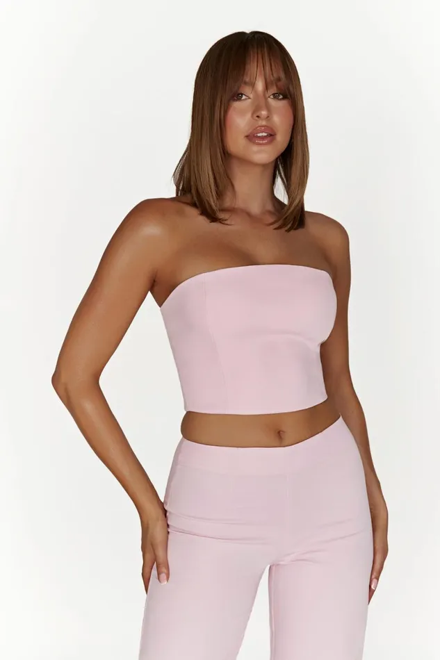 Meshki Sleeveless Tops Saffron Longline Top 8211 Blush Pink Blush Pink 8211 Women Meshki Sleeveless Tops Saffron Longline Top 8211 Blush Pink Blush Pink 8211 Women