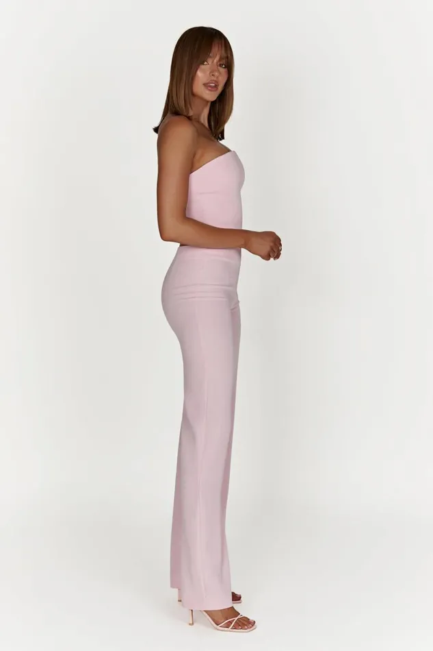 Meshki Sleeveless Tops Saffron Longline Top 8211 Blush Pink Blush Pink 8211 Women Meshki Sleeveless Tops Saffron Longline Top 8211 Blush Pink Blush Pink 8211 Women