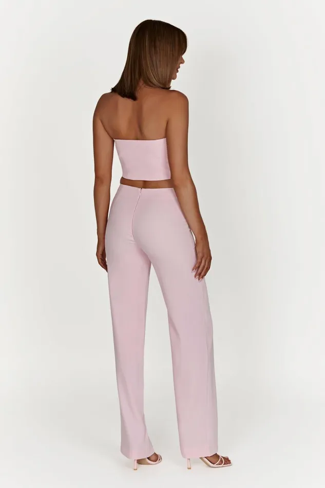 Meshki Sleeveless Tops Saffron Longline Top 8211 Blush Pink Blush Pink 8211 Women Meshki Sleeveless Tops Saffron Longline Top 8211 Blush Pink Blush Pink 8211 Women