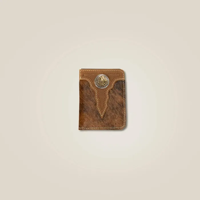 Mexico Eagle Bifold Wallet Brown Men Ariat Bags and Wallets