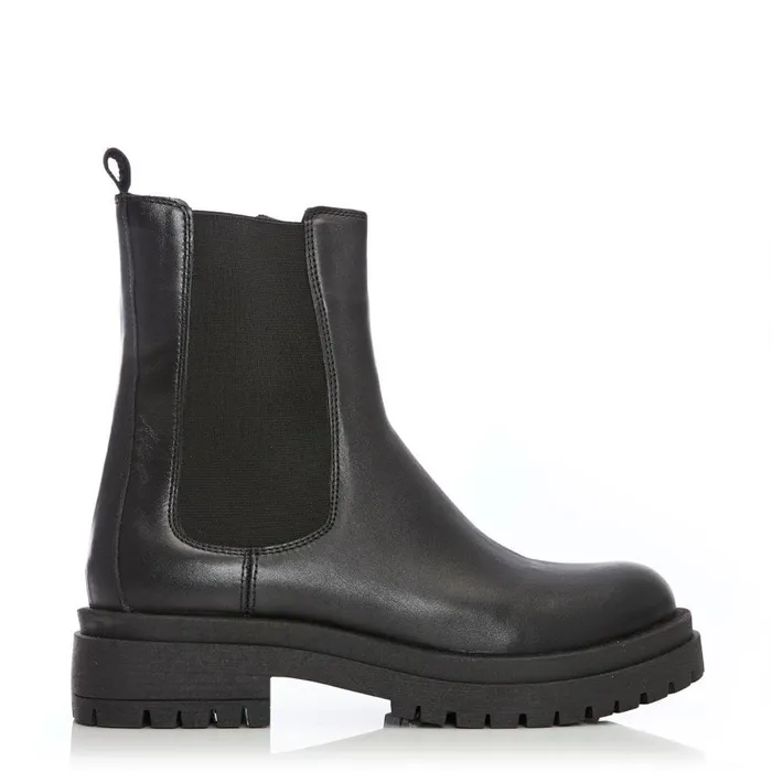 MidCalf Boots Women Moda In Pelle Bsoleful B Wolfie Black Leather