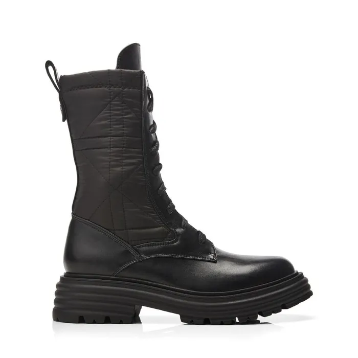 MidCalf Boots Women Moda In Pelle Dulcie Black Porvair