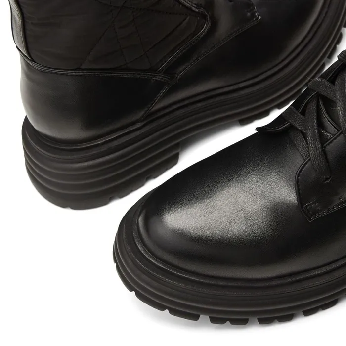 MidCalf Boots Women Moda In Pelle Dulcie Black Porvair